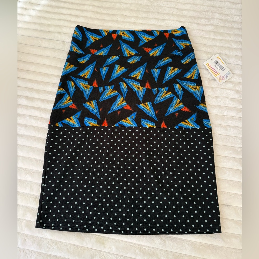 LulaRoe Cassie pencil skirt size large